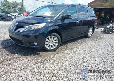 2015 Toyota Sienna Xle/Limited из США, поврежденный, VIN 5TDDK3DC0FS109212